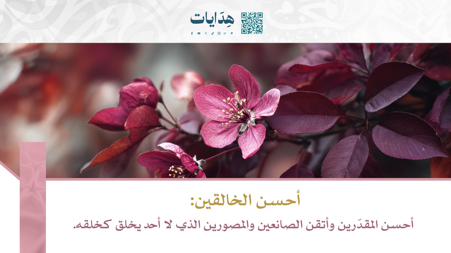 أحسن الخالقين